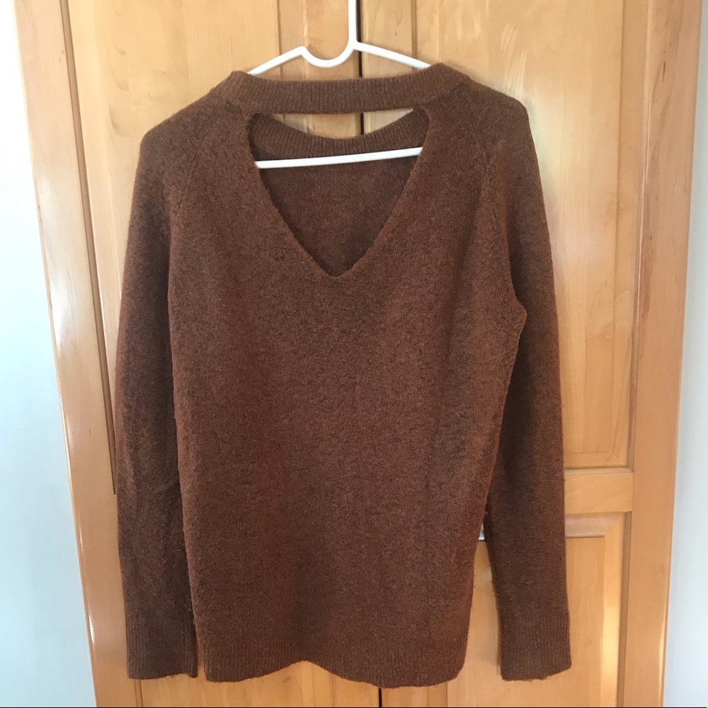 LOFT Rust Sweater - Picture 2 of 5